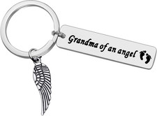 Baby Memorial Keychain Remembrance Baby Keychain in Memory of Baby Gifts for Gra