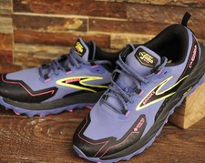 Brooks Women's Cascadia 18 Gtx Running Shoes Grey Blue/Black/Pink Size 12