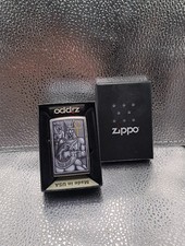 Zippo Windproof Lighter Egyptian Gods Design Street Chrome Finish Pocket New Box