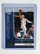 2024-25 Panini Nba Hoops - Frequent Flyers Trae Young #12 Holo Winter