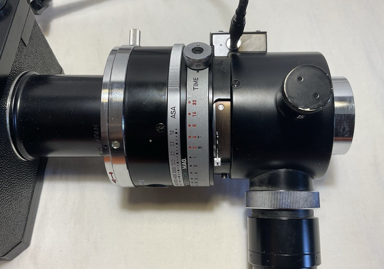 Nikon, Microflex, Adapter, EFM, with, M-35 camera, Nikon M-35 With EFM Microflex