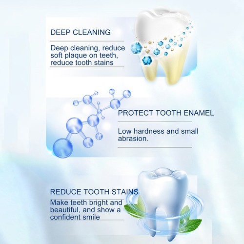 Stain Remover Toothpaste Clean Teeth Fresh Breath Whitening Stain Removing - Photo 11/12