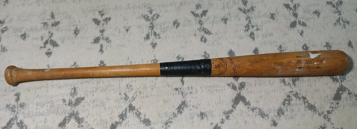Batte Baseball Vintage Wilson Hickory Indoor - 32 3/4", Initiales STJ, Années 30