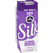 SILK 136466 Silk Aseptic Soy Very Vanilla 8 fl. oz., PK18