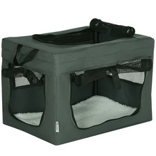 Image of PawHut 48.5cm Soft Side Pet Carrier w/ Cushion, for Miniature Dogs - Grey