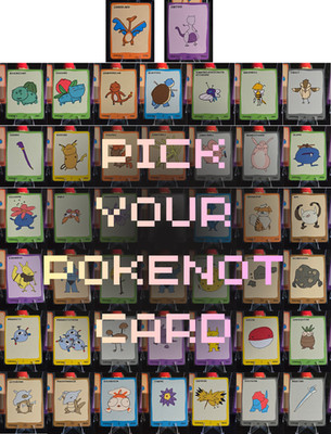 Pick Your Card: Pokenots Dysfunctional Passholder: Chardlard, Ewtoo, Blastoff ++