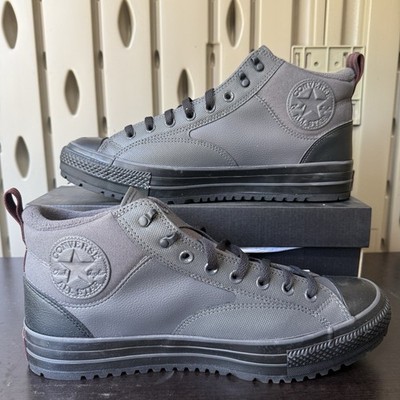 Converse Chuck Taylor All Star Malden Street Boot Mid Men's Grey Black Sz 13