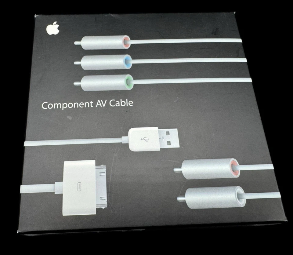 Cable AV componente Apple MB128LL/A con conector de 30 pines cables sellados de marca Foto 2 de 4