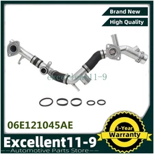 Aluminum Engine Coolant Pipe Water Hose 06E121045 For Touareg AUDI S4 S5 Q7 3.0L