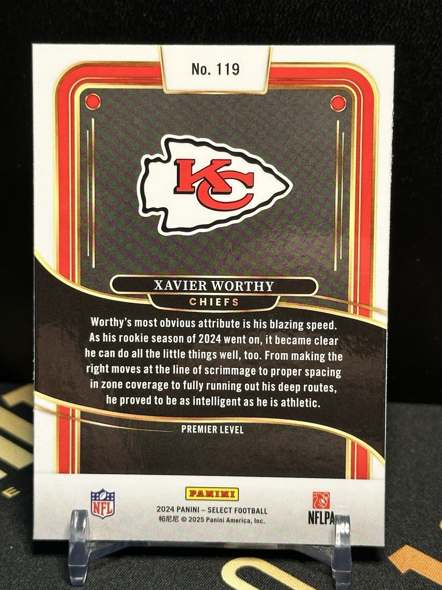 2024 Panini Select Xavier Worthy RC Premier Level #119 | eBay
