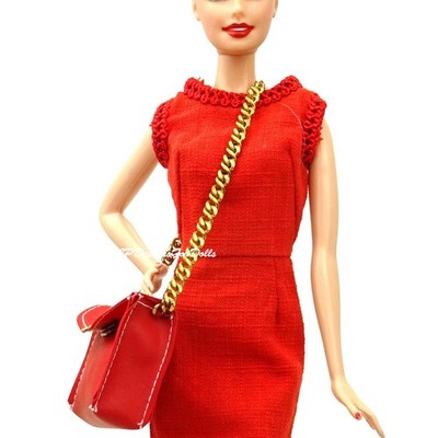 Barbie Millicent Roberts Collection Limited Edition Final Touches Red Hot Purse Neu