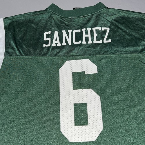 Reebok New York Jets Jersey Youth L Green 6 Mark Sanchez -4508 - Picture 14 of 14