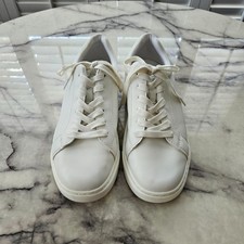 Fuego Low Top White Dance Sneakers - Men Size 7 / Women Size 8