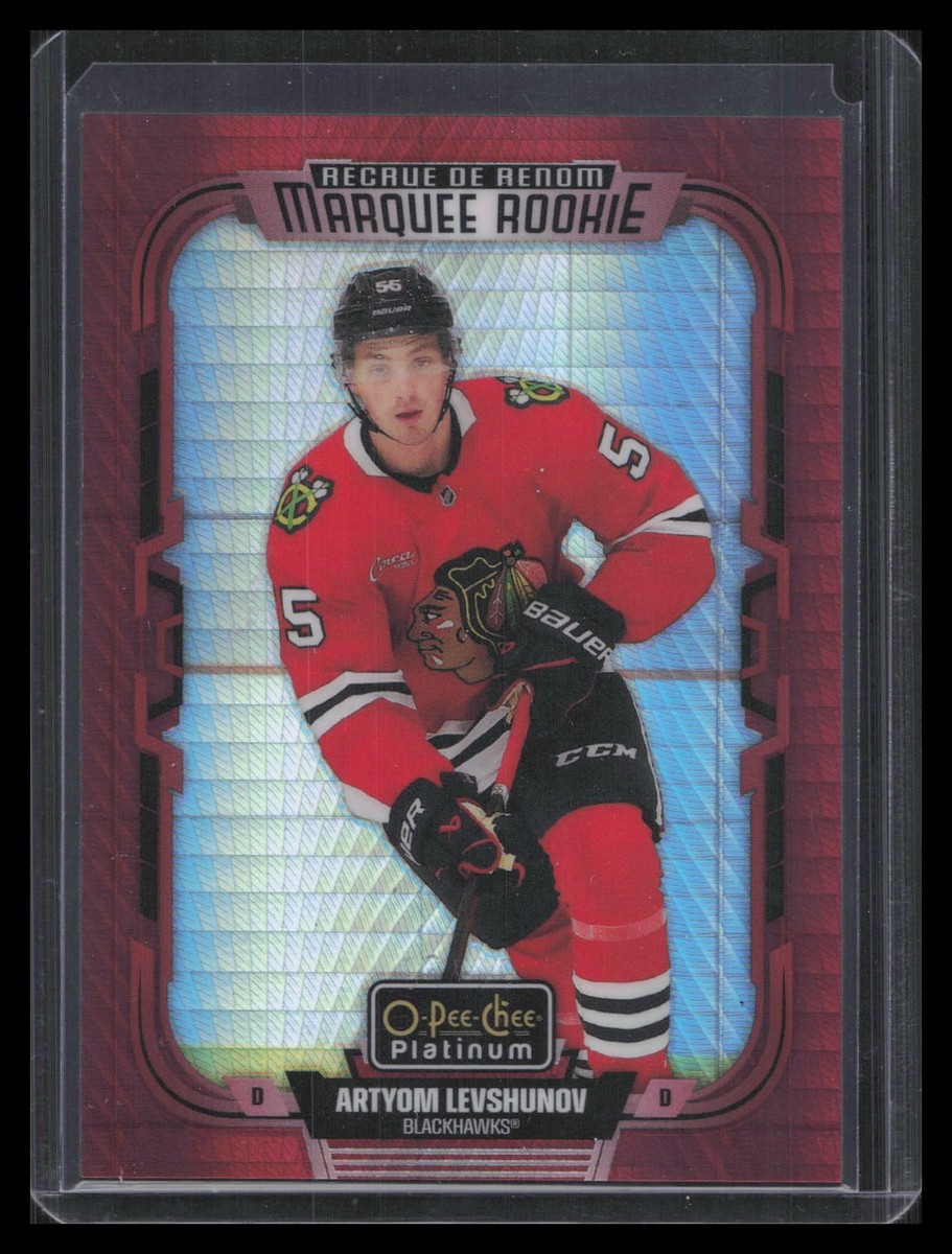 ⭐️ Artyom Levshunov Rookie 2025-26 OPC #P-7 2025-26 OPC Platinum Red