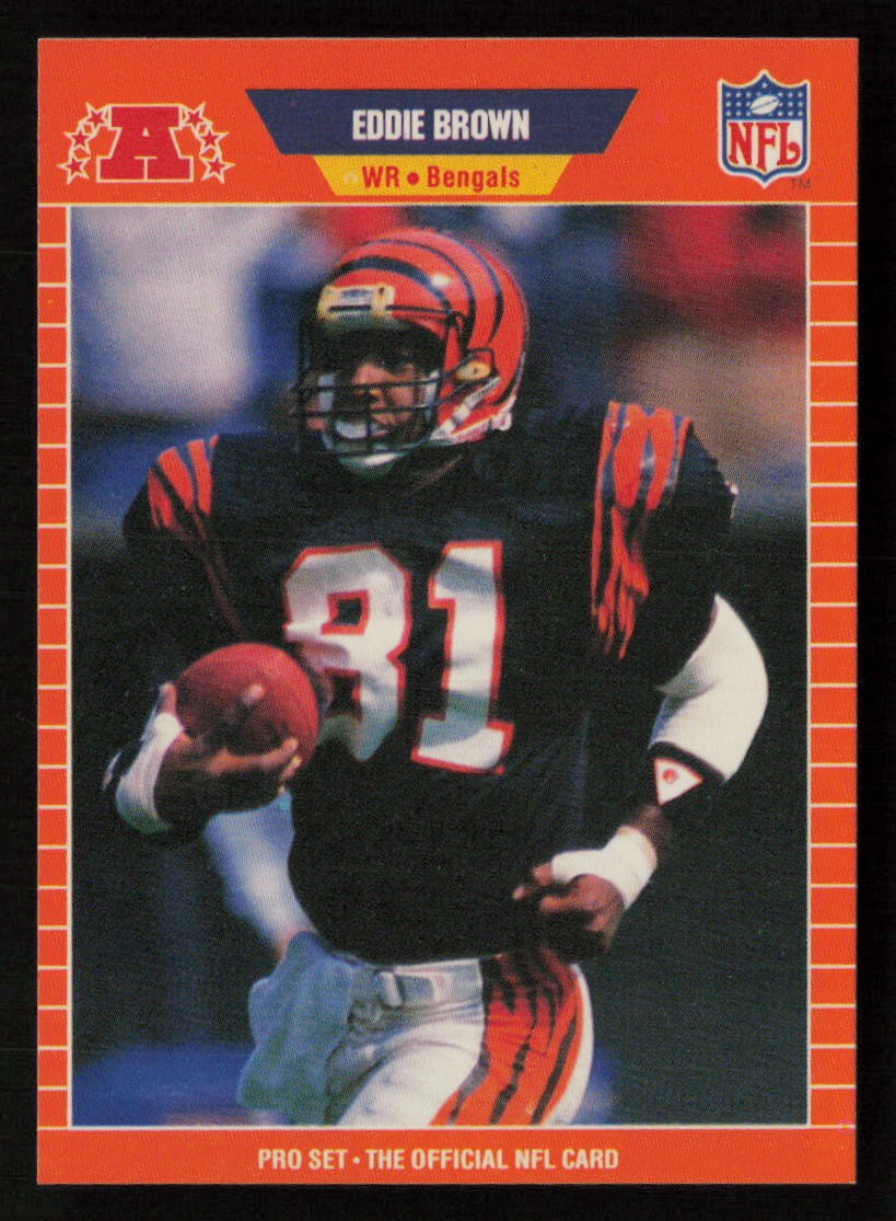 Eddie Brown 1989 Pro Set Series 1 #56 Cincinnati Bengals