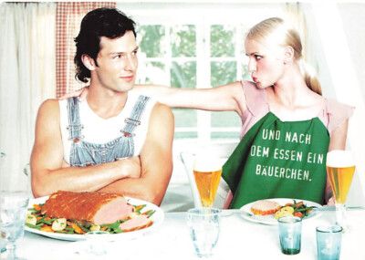 alte AK Und nach dem Essen ... CMA Werbekarte ungelaufen Ansichtskarte mb4834bd