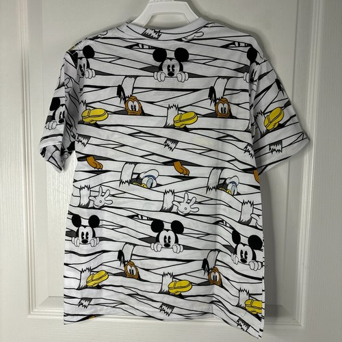 Disney Kids Mickey Mouse Crew Neck Short Sleeve Halloween Mummy Graphic T-Shirt - Picture 2 of 4
