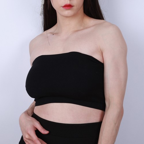Roanyer B Cup Tubo Silicone Top Tette Finte per Crossdresser Travestimento Transgender - Foto 7 di 15