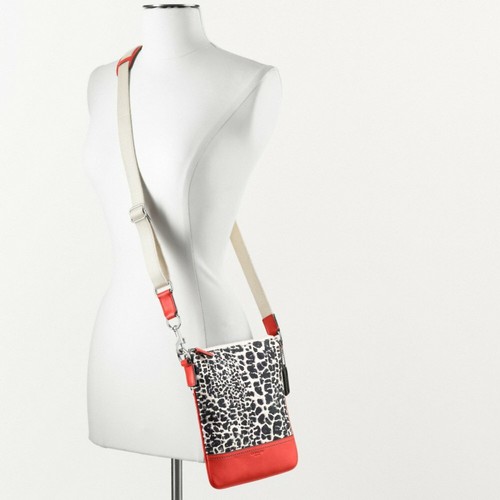 NWT COACH Legacy Ocelot Cheetah Printed Swingpack Crossbody Swing Bag Purse NEW - Picture 2 of 7