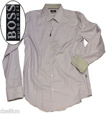 NWT Hugo Boss Black Label By Hugo Boss Slim Fit Button Down Sport Shirt Size M