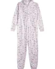 Taylor Swift Meredith And Olivia Pajamas Cat Ear Hood One Piece Jumpsuit Size XS