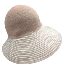 Ferby Ferre New York Light Pink Sun Cloche Hat Made in USA