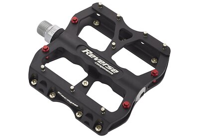 Reverse Escape Alu Flat Plattform Fahrrad MTB Ebike FR DH Dirt Pedal Schwarz