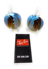 Authentic RayBan Sunglass Lens Replacements RB2447N Mirrored Brown Gradient 49mm