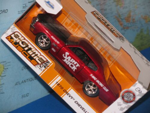 1/32 JADA JUST TRUCKS 1970 CHEVY CHEVELLE SS RED SAINT NICK DIE-CAST *BRAND NEW*
