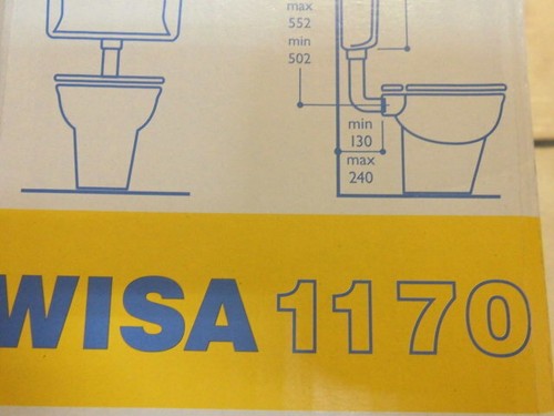 Wisa Aufputz-Spülkasten 1170 – Weiß, Mit Spülu Produktbild-Vorschau 2
