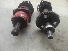 Massey Harris 44 Tractor Mh Belt Pulley Assembly W/ Input Shaft & Drive Gear