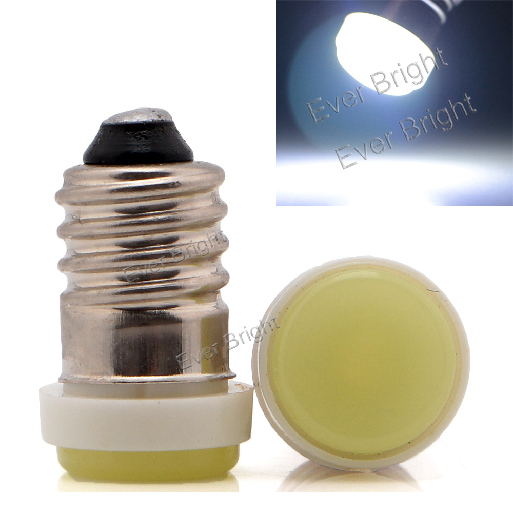 GutReise AC/DC E10 Lapadine, 10 Pz 6V Bianco Freddo E10 Lapadine Di