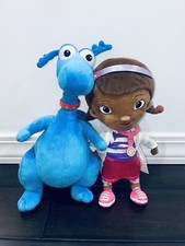 Disney Doc Mcstuffins Plush Stuffed Animal Doll Lot Stuffy Dotty Doc Toy Kid D