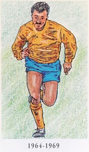 Retro Fußballverein Trikots Bilder im klaren Kühlschrankmagneten - verschiedene Teams - Bild 49 von 92