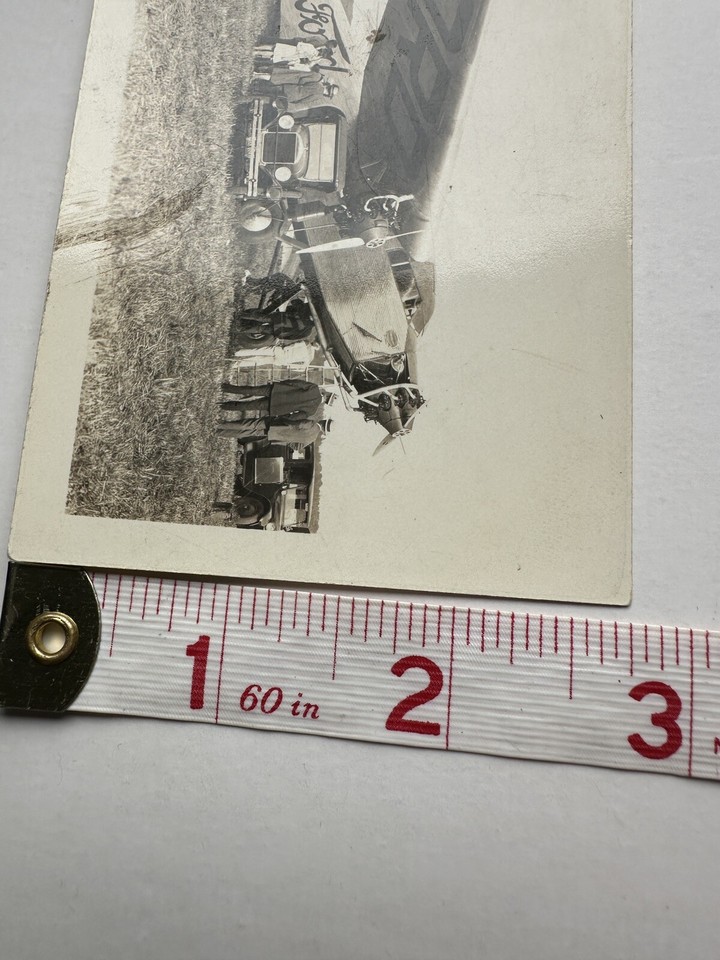Ford TriMotor Airplane PHOTO Original Snapshot Mid 1920's Cars