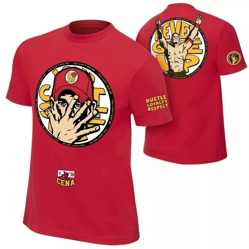 red john cena shirt