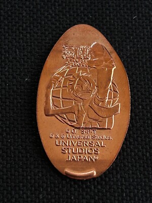 Monkey D Luffy One Piece Souvenir Medal Coin Universal Studios Japan USJ Manga C