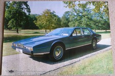 Aston Martin Lagonda "Wedge" original official showroom poster