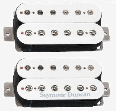 Seymour Duncan JB TB-4 Bridge Trembucker & 59 SH-1n Neck White Humbucker Set 