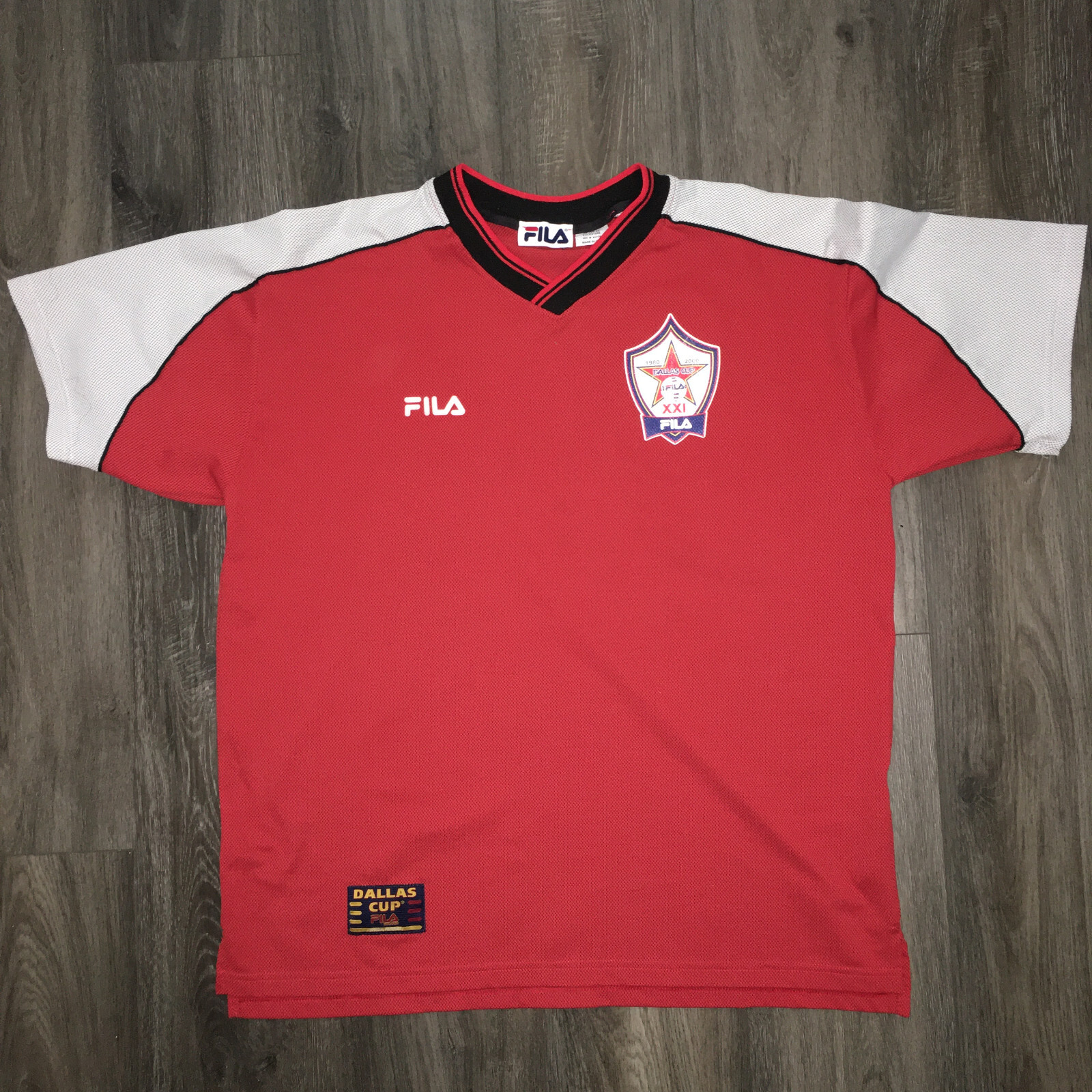 Vintage Fila Dallas Cup XXI Soccer Jersey [2000] Size L-XL Very Rare