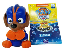 PAW PATROL MIGHTY PUPS CHARGED UP Zuma BATH TOY Squirter New