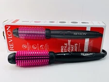 REVLON Silicone Bristle Heated Hair Styling Brush | Fast, Long Lasting Volume fo