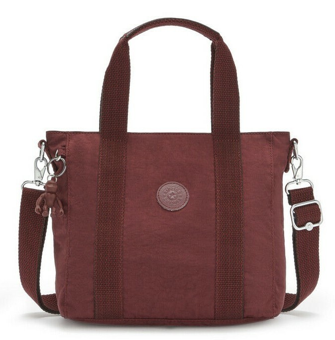 Kipling ASSENI MINI Tote  - Intense Maroon RRP £67