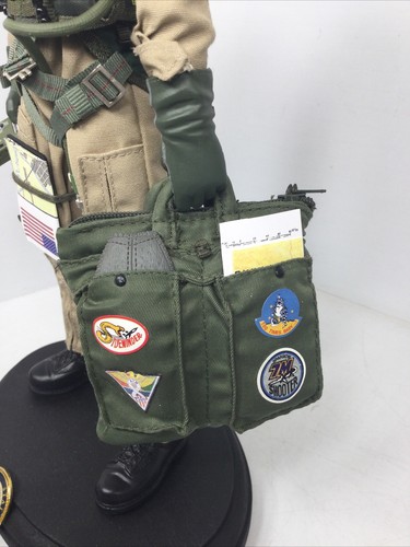 1/6 US NAVY F-14 VF-14 "TOP GUN" MODERN FIGHTER PILOT + STAND DID DRAGON BBI RC - Picture 12 of 24