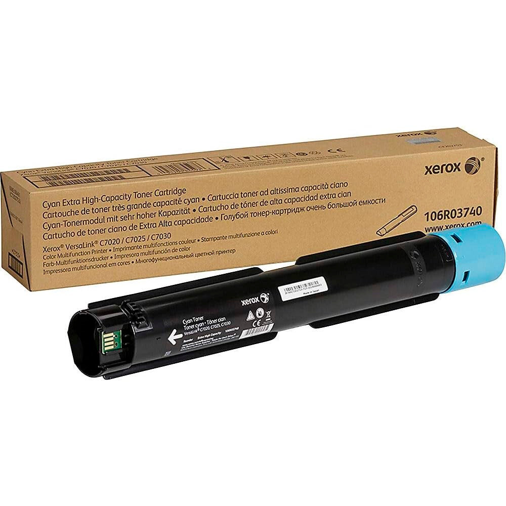 Cartucho de tóner original Xerox 106R3740 Cian para VersaLink C7020 16.500 pág.