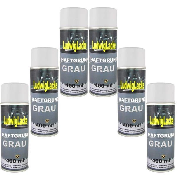 3 in 1 Haftgrund Grau 6 x 400ml Rostschutz Füller Filler