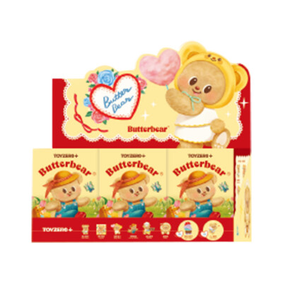 52TOYS Butter Bear the sweet life Series Blind Box One Set (6pcs