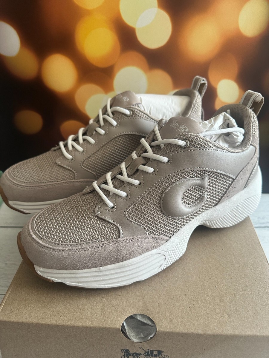 新作SALE【COACH】ストライダー スニーカー NEW Coach Strider Sneaker Grey Birch Women Size 9.5 CP837 | eBay