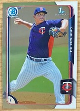 2015 Bowman Chrome 1st. Bowman #BCP112 Chih Wei Hu Minnesota Twins Prospect