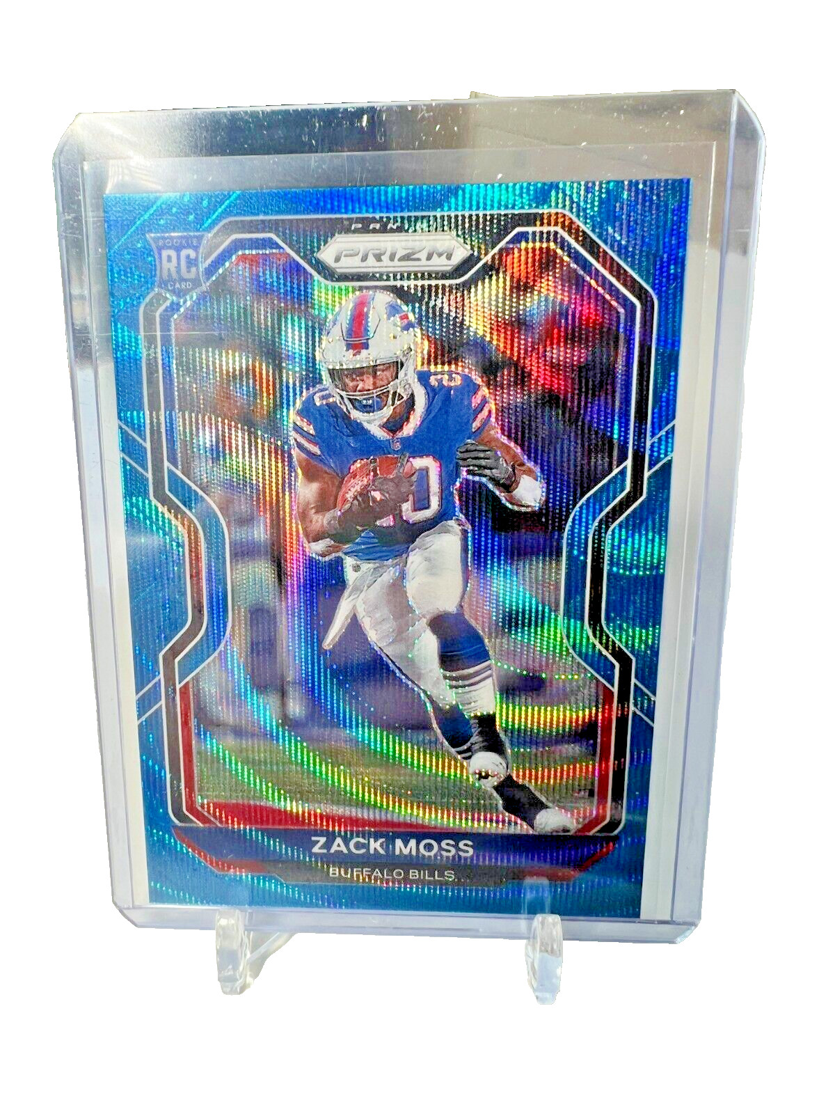 2020 Panini Prizm Blue Wave Zack Moss #311 20/199